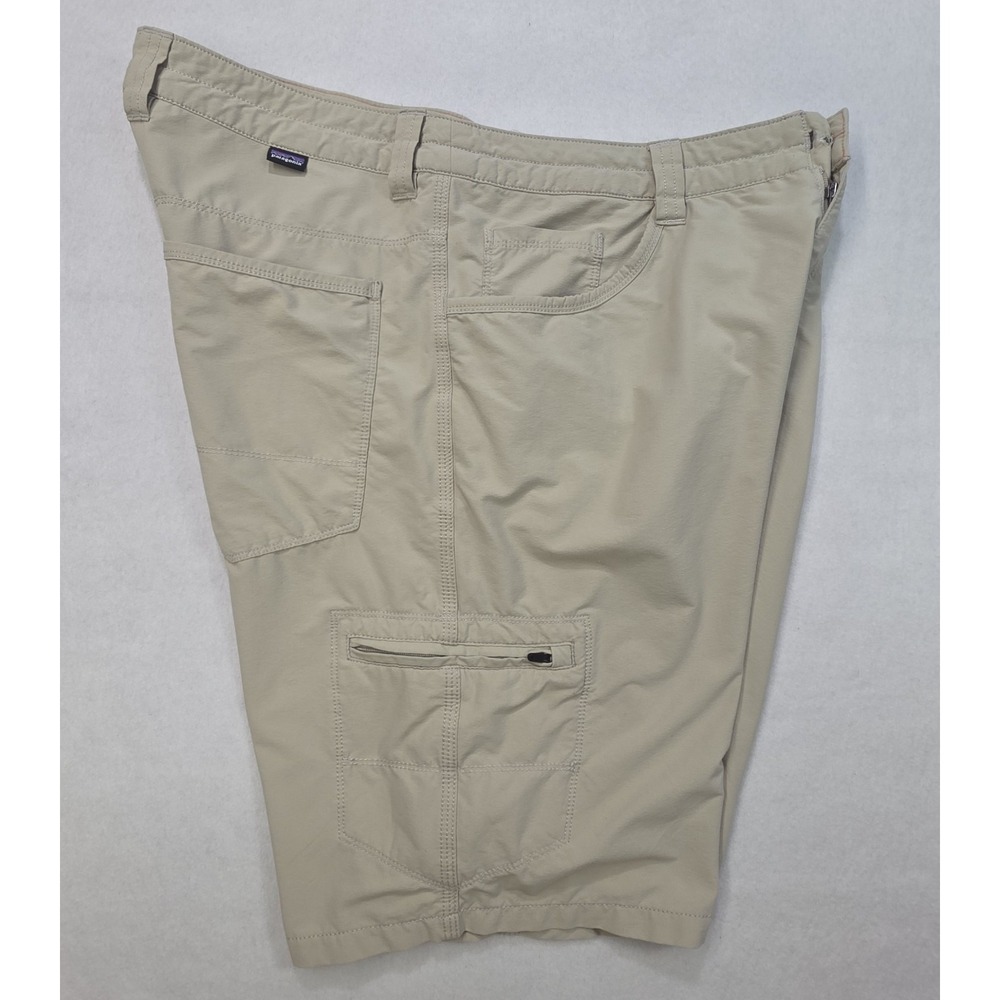 Patagonia Cargo Shorts Mens 36 Hiking Nylon Stretch Zip Pocket Outdoor